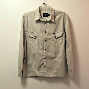 Nautica Jeans Co Snap Front Fine Wale Corduroy LS Shirt – XL – EUC